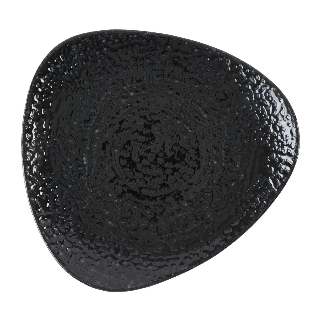 DX823 Churchill Studio Prints Homespun Chroma Carbon Triangle Plate 229mm (Pack of 12)