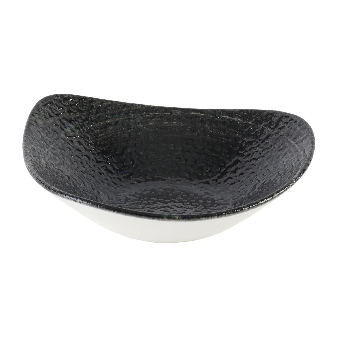 DX825 Churchill Studio Prints Homespun Chroma Carbon Triangle Bowl 235mm (Pack of 12)