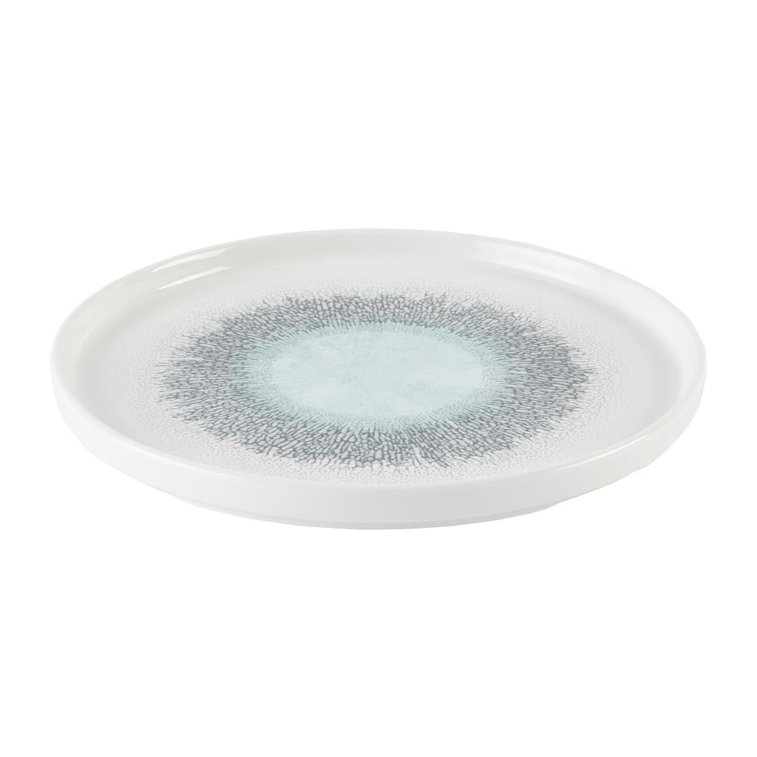DX832 Churchill Studio Prints Fusion Aquamarine Chefs' Walled Plate 260mm (Pack of 6)