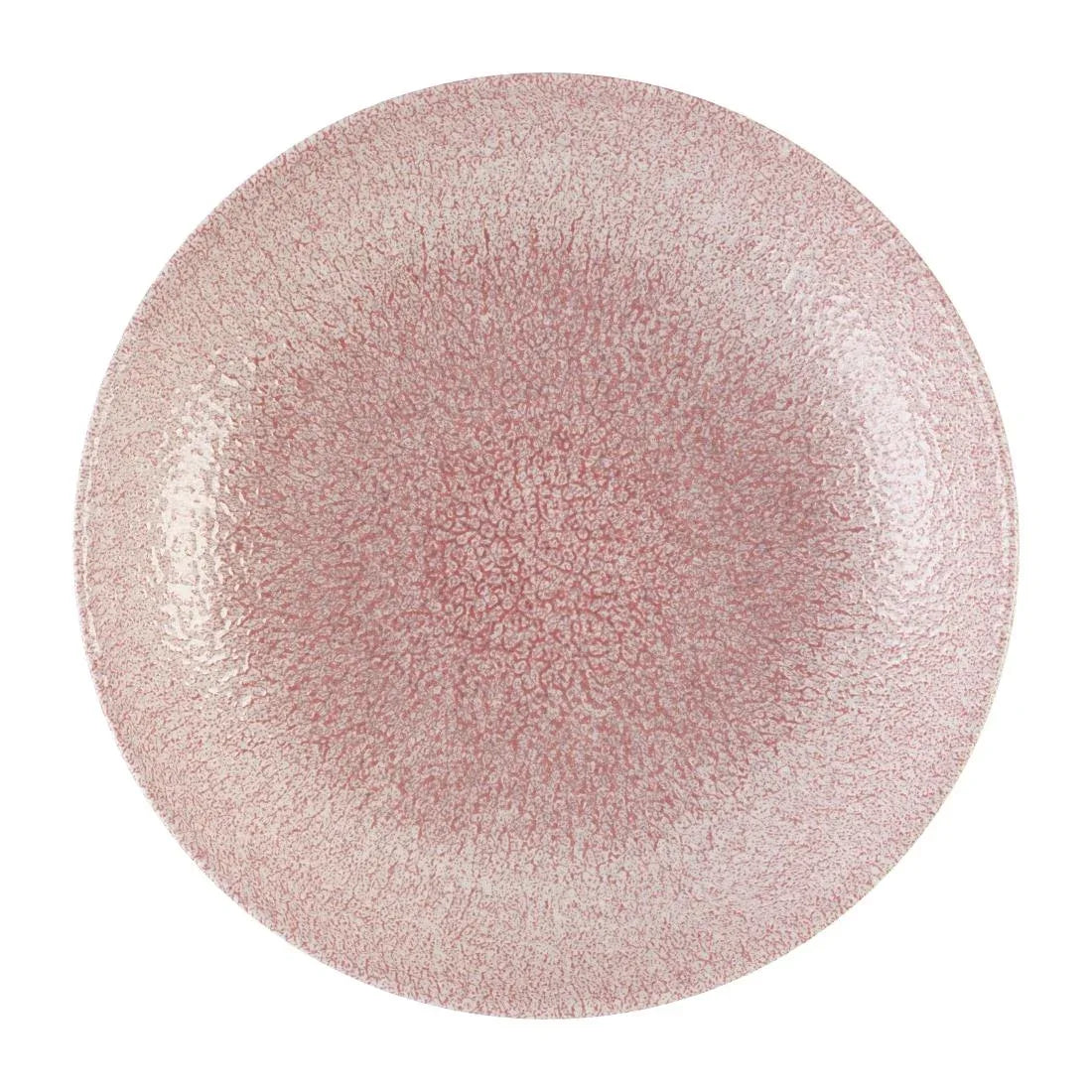 DX837 Churchill Studio Prints Raku Rose Quartz Pink Coupe Plate 260mm (Pack of 12) - JD Catering Equipment Solutions Ltd