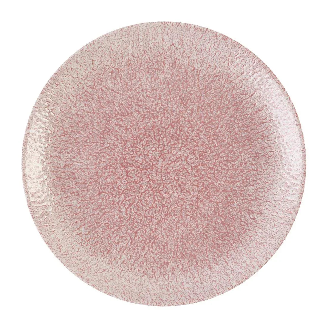 DX838 Churchill Studio Prints Raku Rose Quartz Pink Coupe Plate 217mm (Pack of 12) - JD Catering Equipment Solutions Ltd