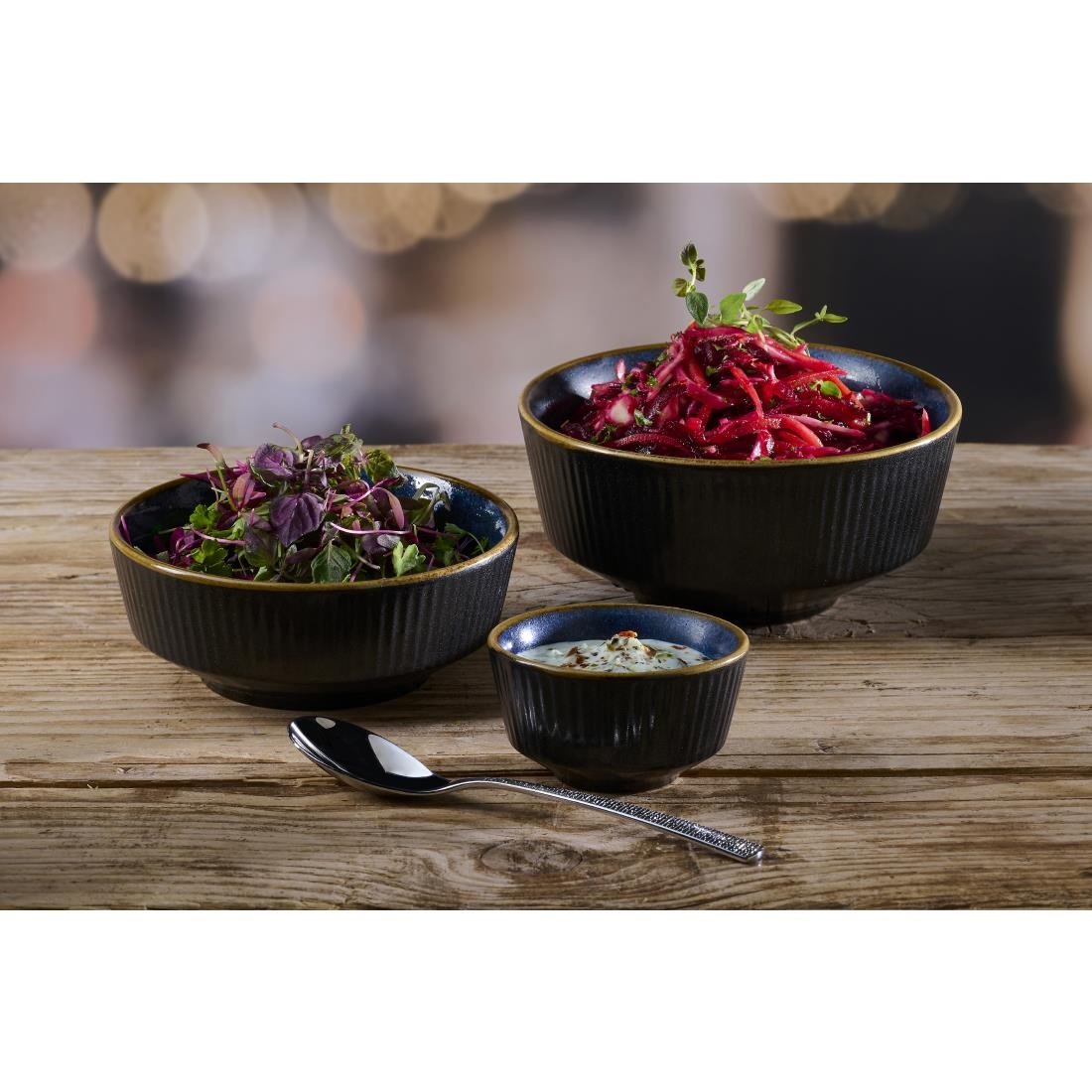 DX851 Churchill Nourish Tokyo Black Kochi Soup Bowl 62 x 130mm (Pack of 12)