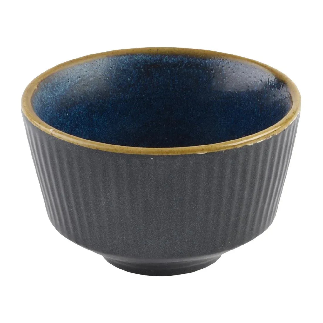 DX849 Churchill Nourish Tokyo Blue Kochi Dip Pot 48x80mm (Pack of 12) - JD Catering Equipment Solutions Ltd