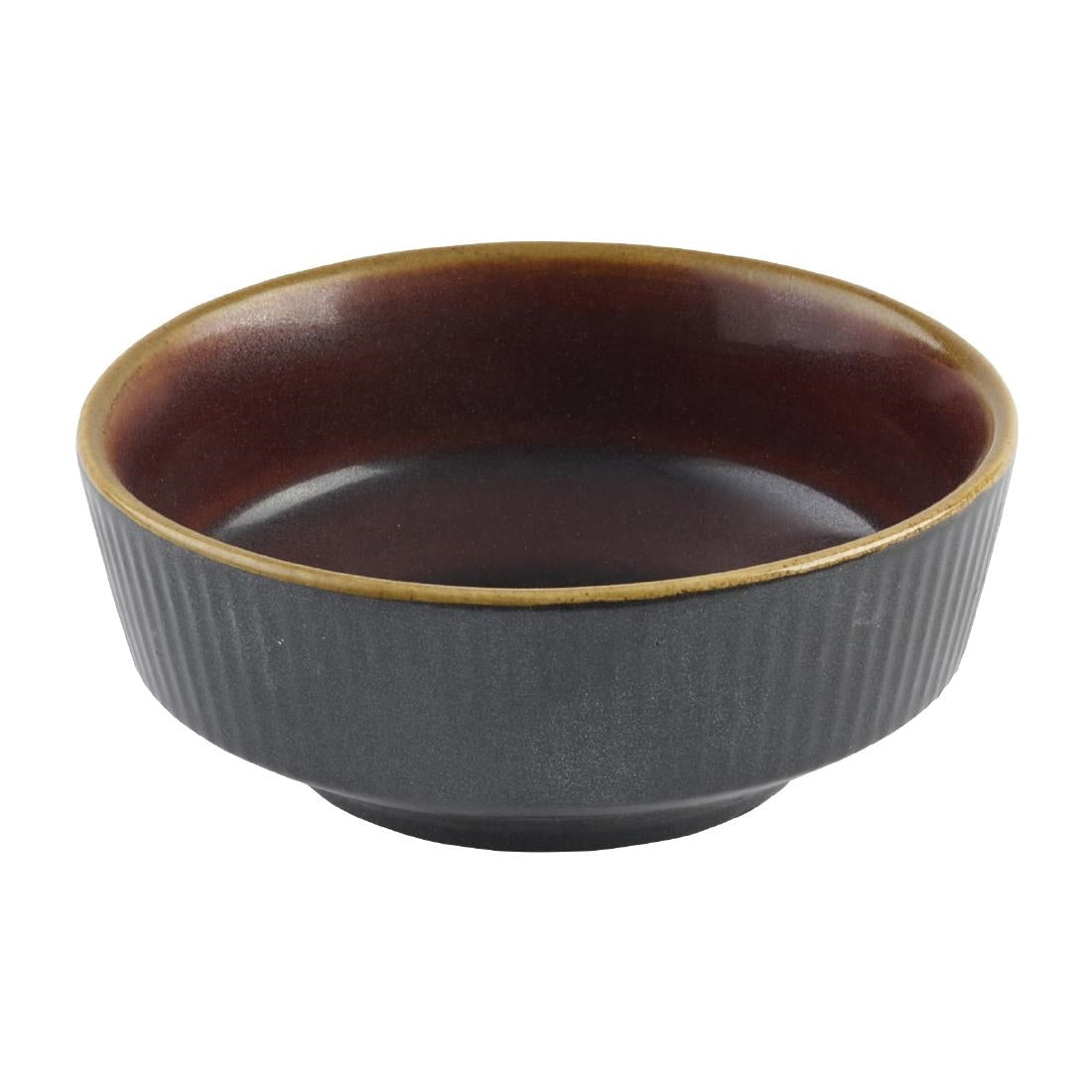 DX853 Churchill Nourish Tokyo Black Kochi Shallow Bowl 50 x 115mm (Pack of 12)