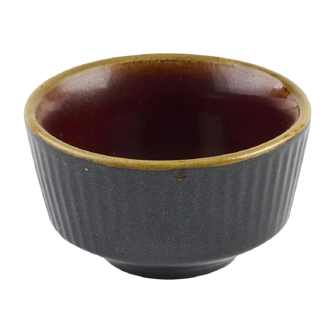 DX855 Churchill Nourish Tokyo Black Kochi Dip Pot 40 x 69mm (Pack of 12) - JD Catering Equipment Solutions Ltd