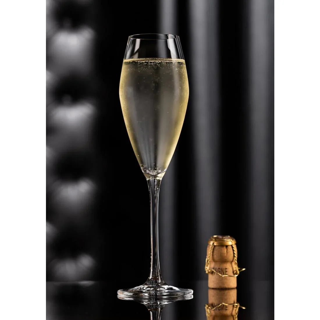 DX923 Utopia Seine Flutes 260ml (Pack of 6) - JD Catering Equipment Solutions Ltd