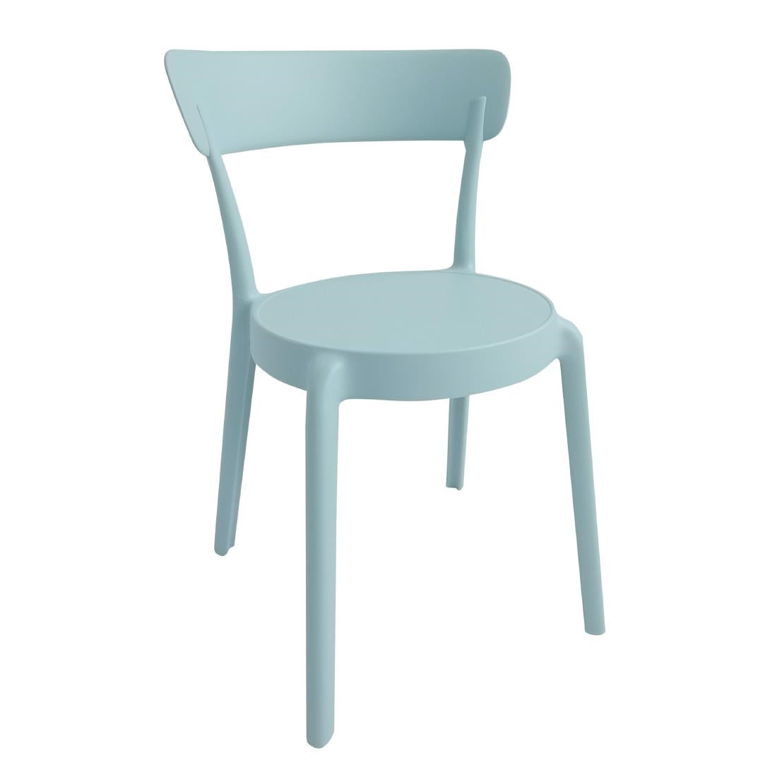 DX973 Bolero Mila Café Chairs Icy Blue (Pack of 2)
