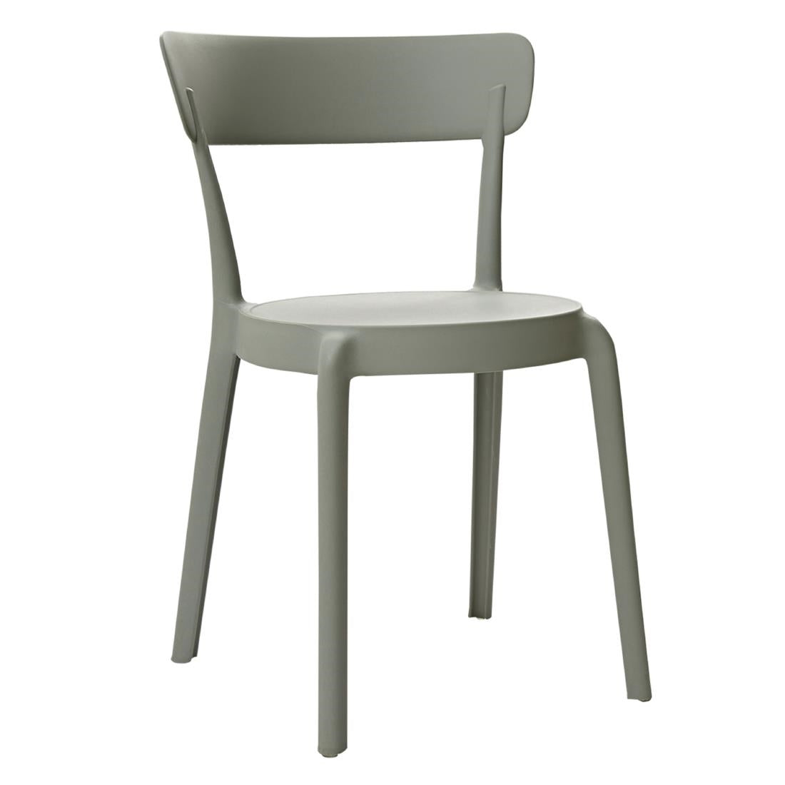 DX974 Bolero Mila Café Chairs Moss Grey (Pack of 2)