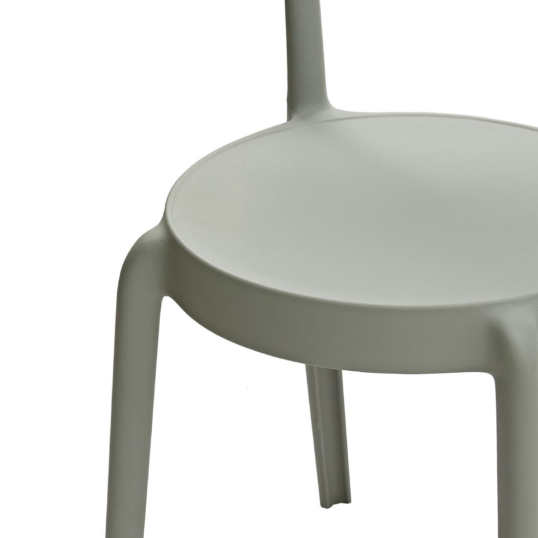 DX974 Bolero Mila Café Chairs Moss Grey (Pack of 2)