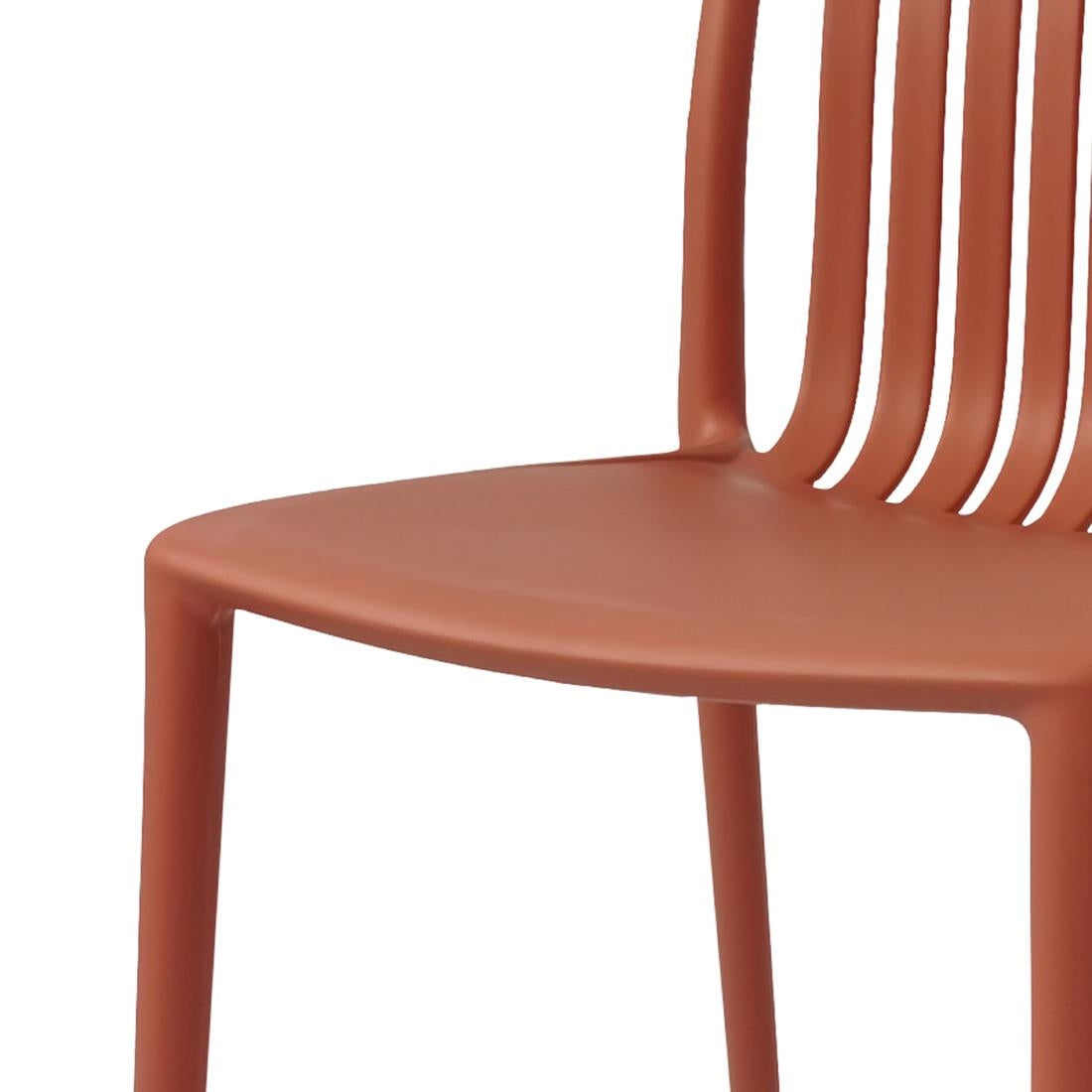 DX977 Bolero Verona Café Chairs Mild Orange (Pack of 2)