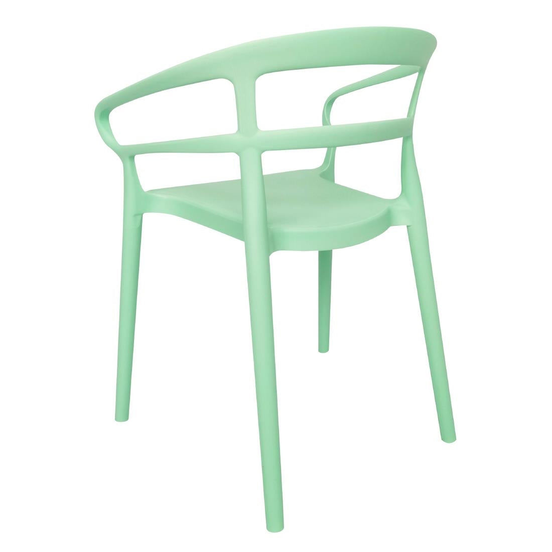 DX981 Bolero Mateo Café Chairs Mint Green (Pack of 2)