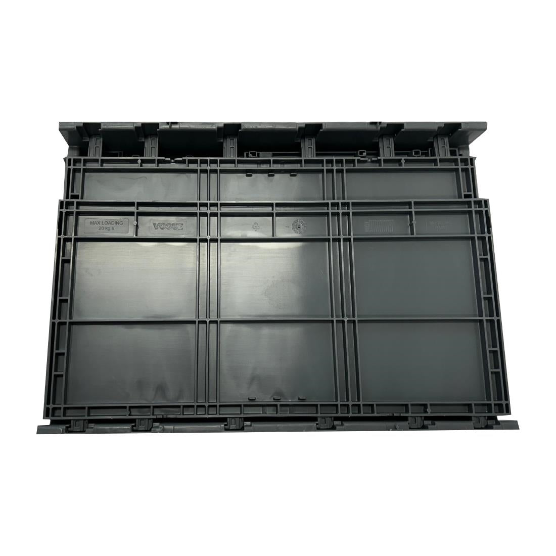 DX997 Vogue Plastic Folding Transport Storage Crate 594x396x353mm