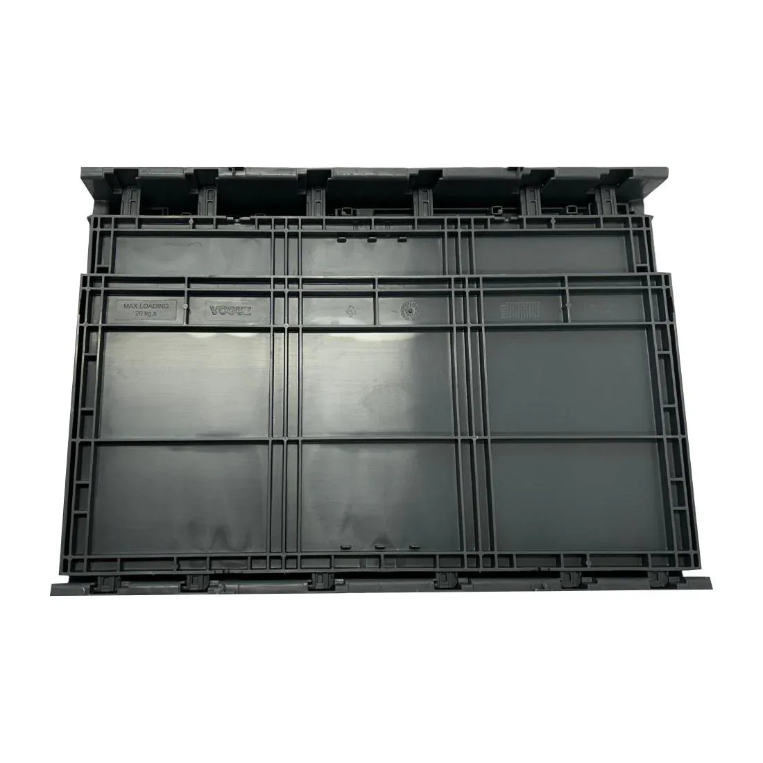 DX997 Vogue Plastic Folding Transport Storage Crate 594x396x353mm