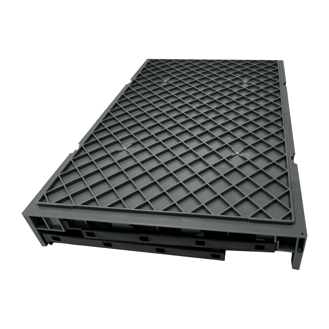 DX997 Vogue Plastic Folding Transport Storage Crate 594x396x353mm