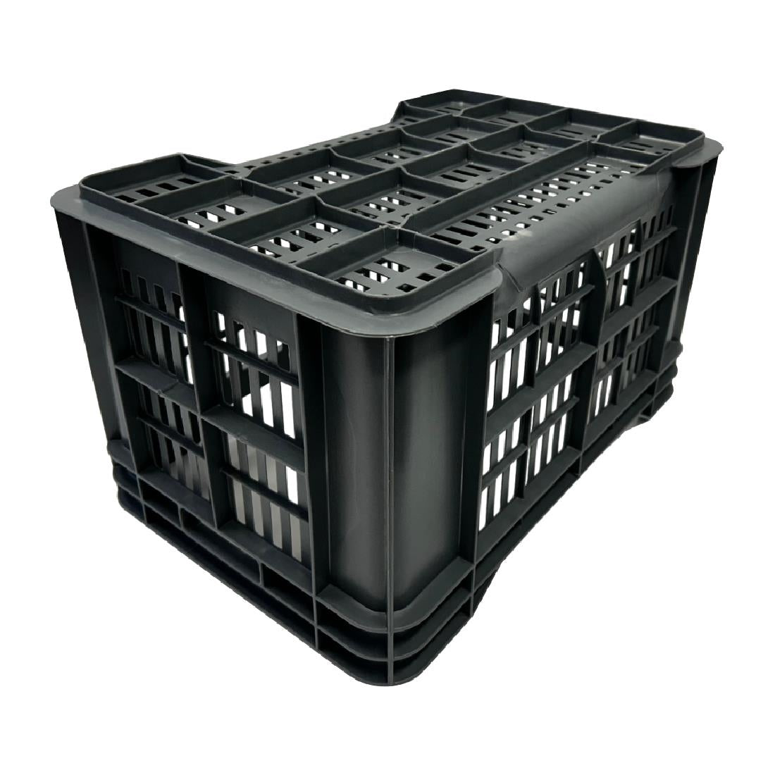 DX998 Vogue Perforated Plastic Storage Crate 542x360x290mm