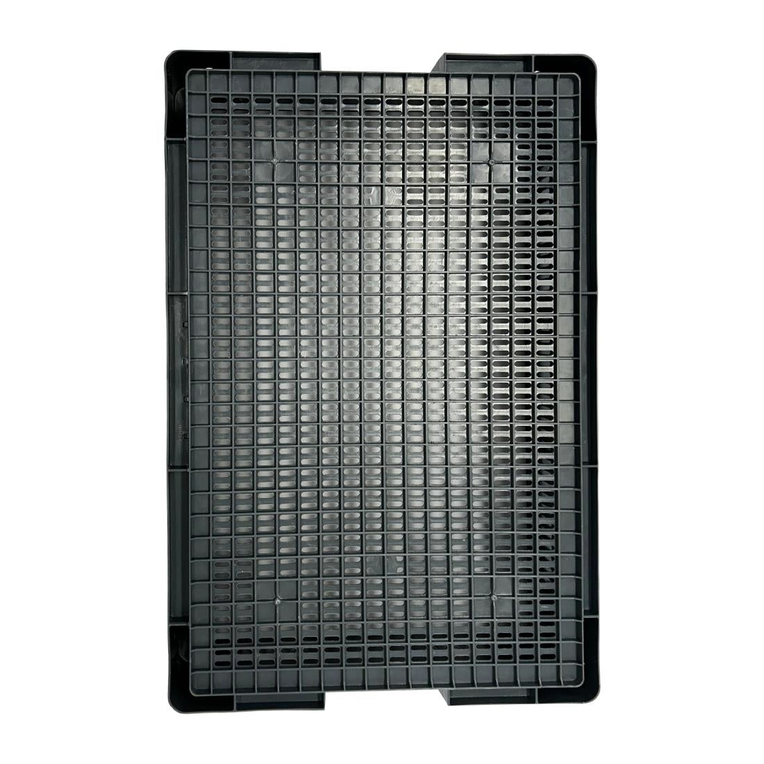 DX999 Vogue Perforated Plastic Storage Crate 600x400x120mm