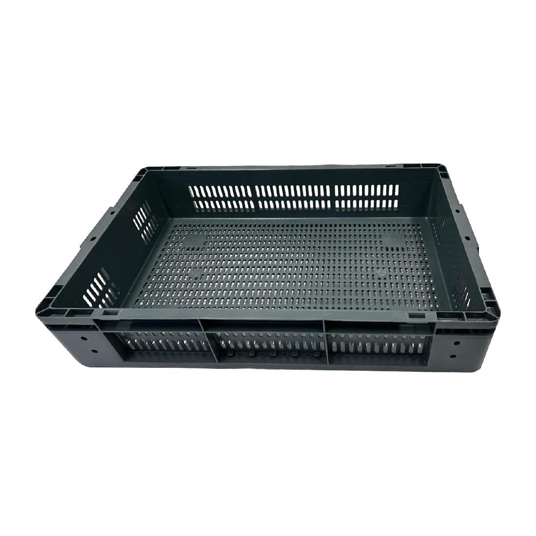DX999 Vogue Perforated Plastic Storage Crate 600x400x120mm