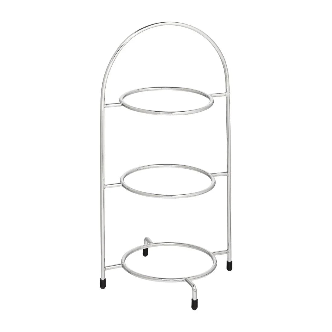 DY296 Utopia Chrome Three Tier Cake Stand 200mm - JD Catering Equipment Solutions Ltd
