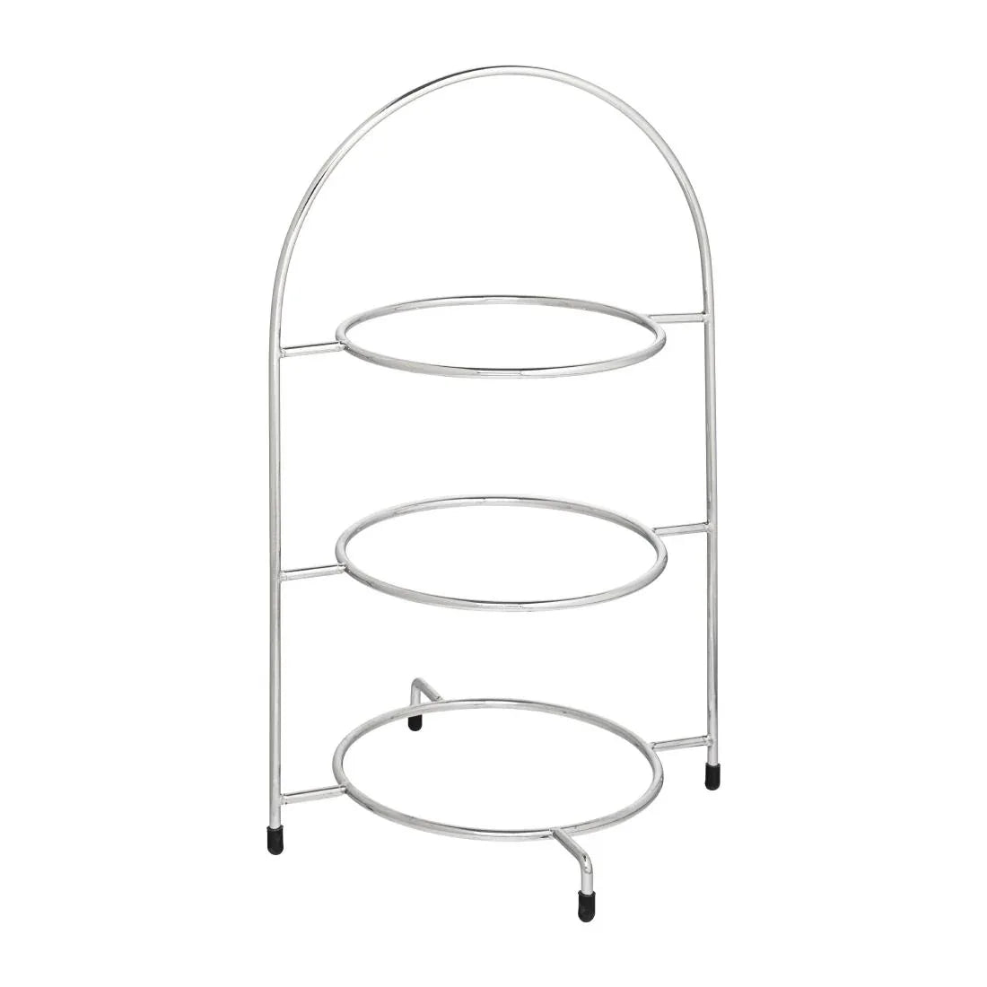 DY297 Utopia Chrome Three Tier Cake Stand 240mm - JD Catering Equipment Solutions Ltd