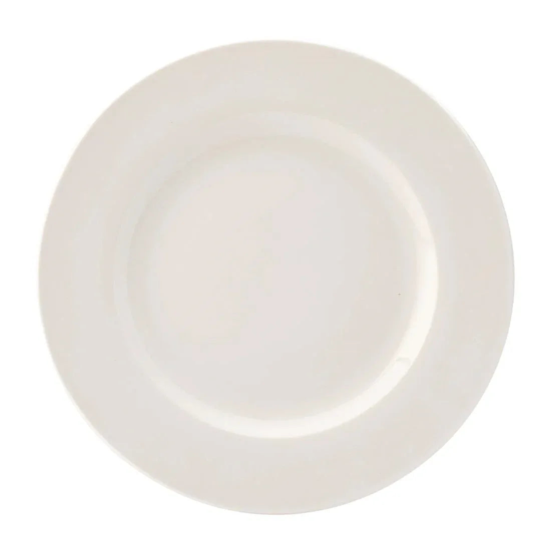 DY314 Utopia Pure White Wide Rim Plates 270mm (Pack of 18) - JD Catering Equipment Solutions Ltd