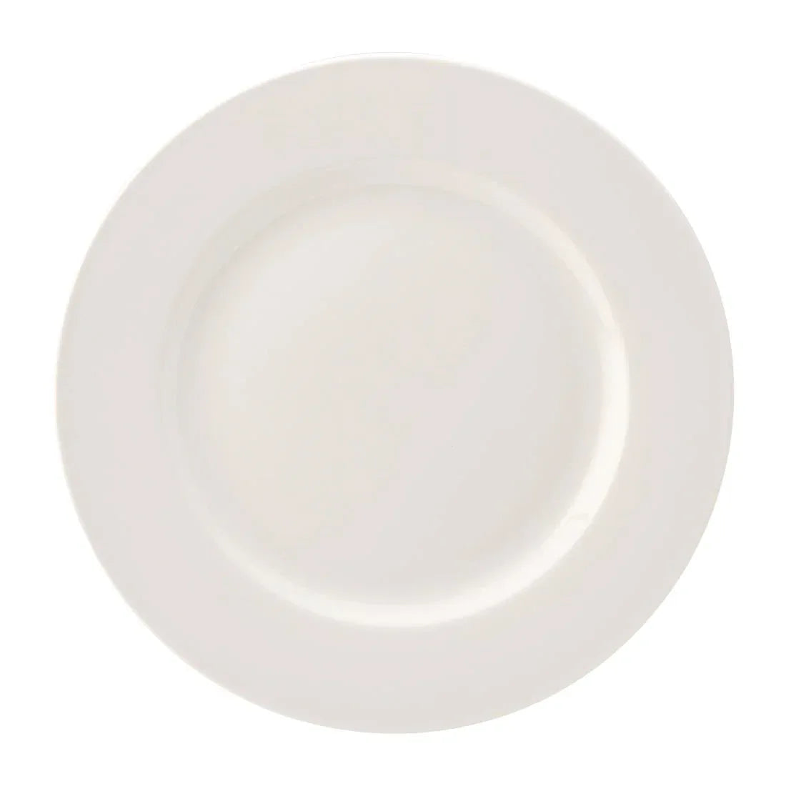 DY315 Utopia Pure White Wide Rim Plates 290mm (Pack of 18) - JD Catering Equipment Solutions Ltd