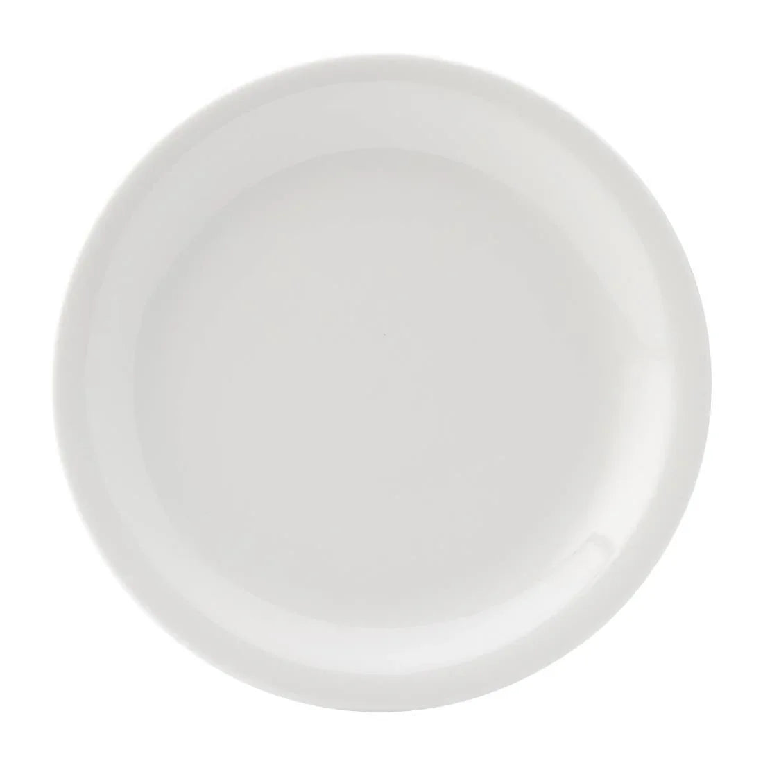 DY317 Utopia Titan Narrow Rimmed Plates White 220mm (Pack of 24) - JD Catering Equipment Solutions Ltd