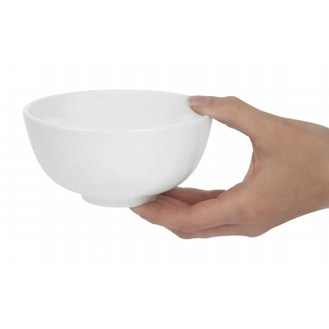 DY330 Utopia Pure White Rice Bowls 125mm (Pack of 24) - JD Catering Equipment Solutions Ltd