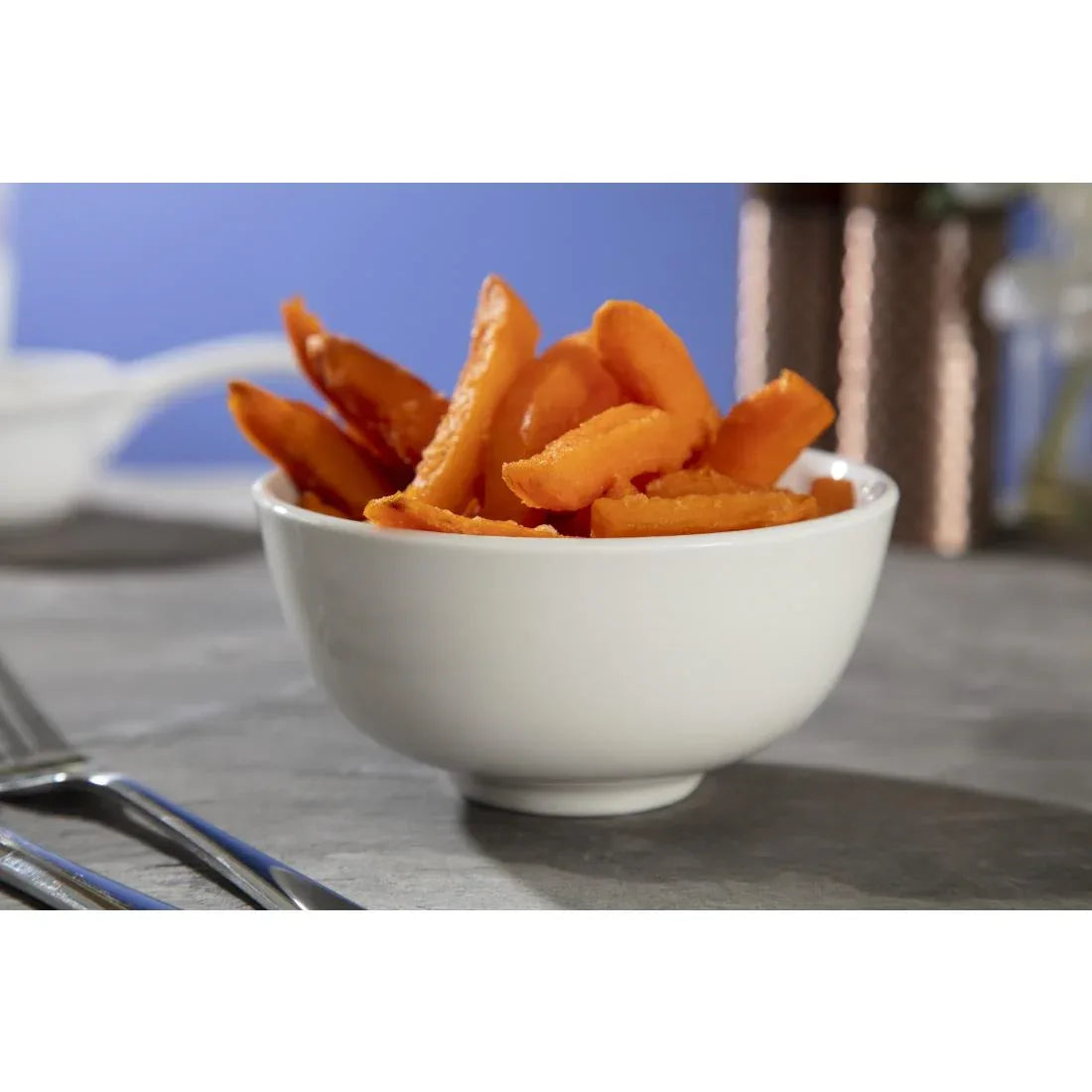 DY330 Utopia Pure White Rice Bowls 125mm (Pack of 24) - JD Catering Equipment Solutions Ltd