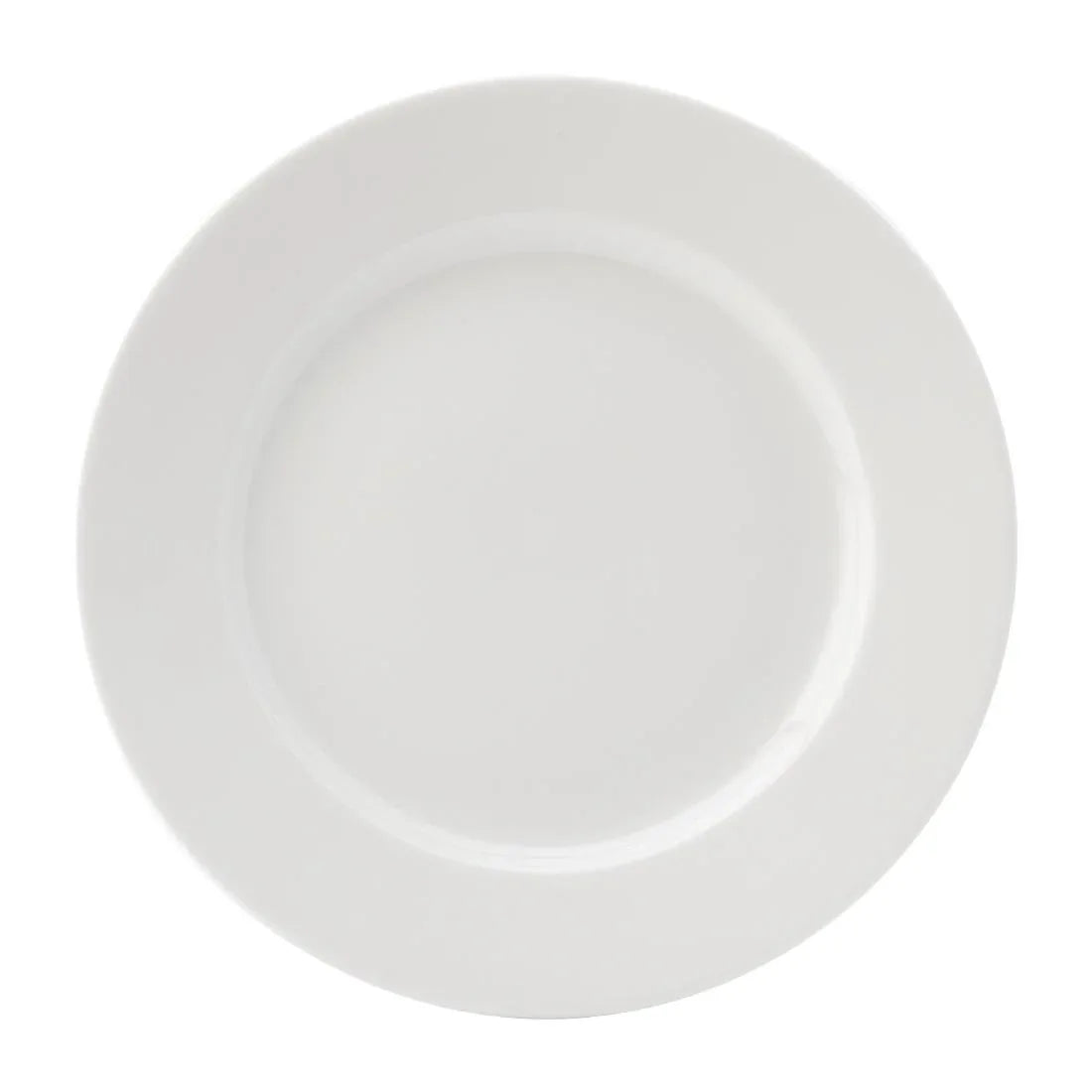 DY344 Utopia Titan Winged Plates White 260mm (Pack of 6) - JD Catering Equipment Solutions Ltd