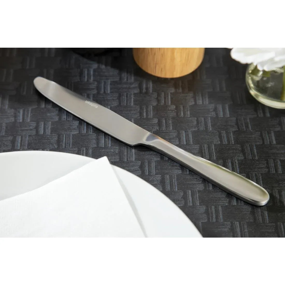 DY354 Utopia Manhattan Table Knives (Pack of 12) - JD Catering Equipment Solutions Ltd