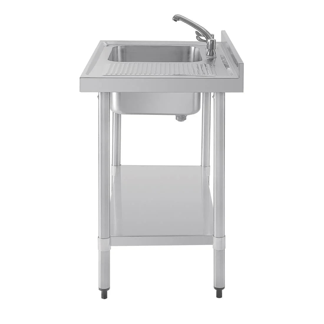 DY820 Vogue Single Sink Right Hand Drainer 1000mm - JD Catering Equipment Solutions Ltd