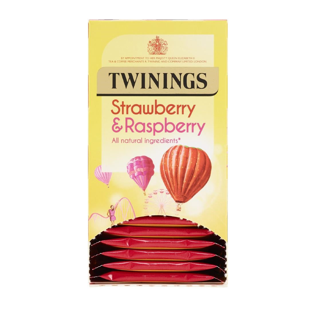 DZ465 Twinings Strawberry and Raspberry Enveloped Tea Bags (Pack of 240)