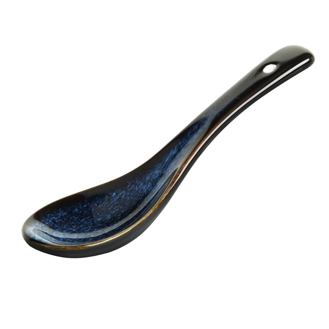 DZ771 Olympia Luna Midnight Blue Soup Spoons (Pack of 12)
