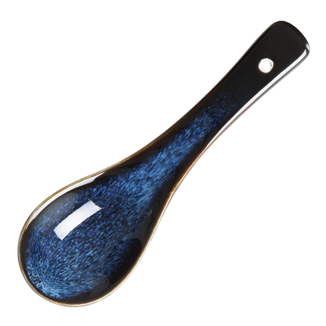 DZ771 Olympia Luna Midnight Blue Soup Spoons (Pack of 12)