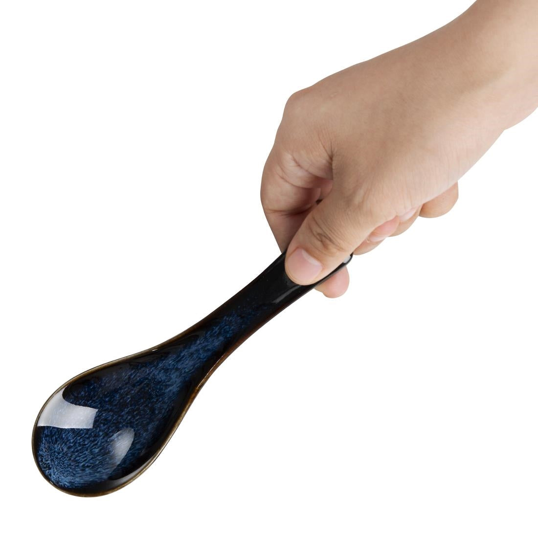 DZ771 Olympia Luna Midnight Blue Soup Spoons (Pack of 12)