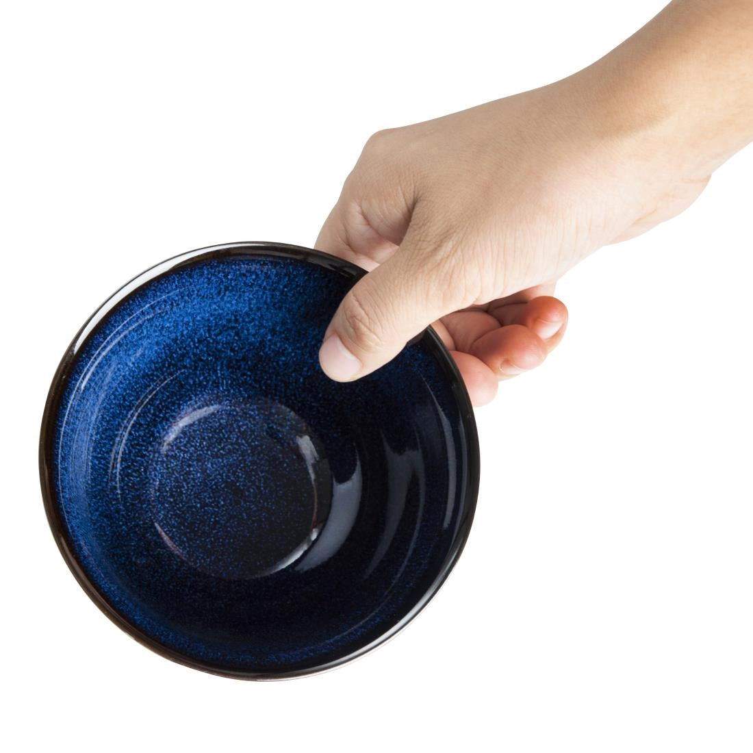 DZ774 Olympia Luna Midnight Blue Footed Bowls 115mm (Pack of 8)