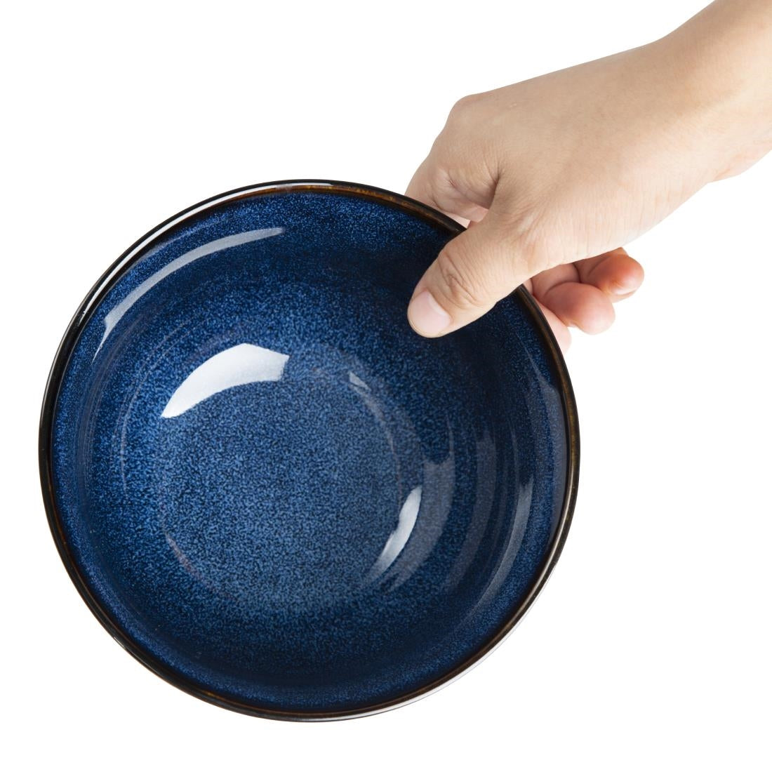 DZ775 Olympia Luna Midnight Blue Footed Bowls 150mm (Pack of 6)