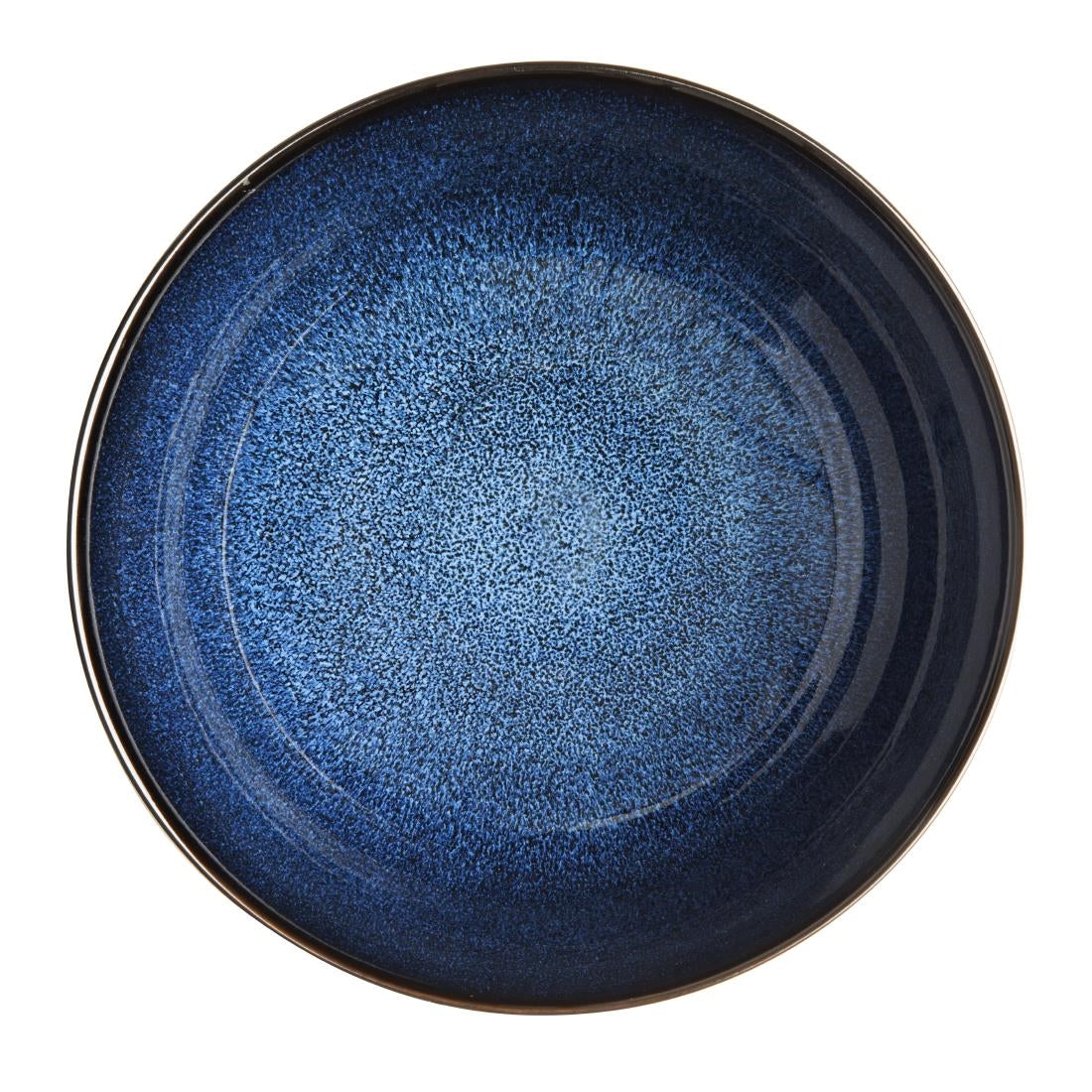 DZ776 Olympia Luna Midnight Blue Footed Bowls 205mm (Pack of 4)