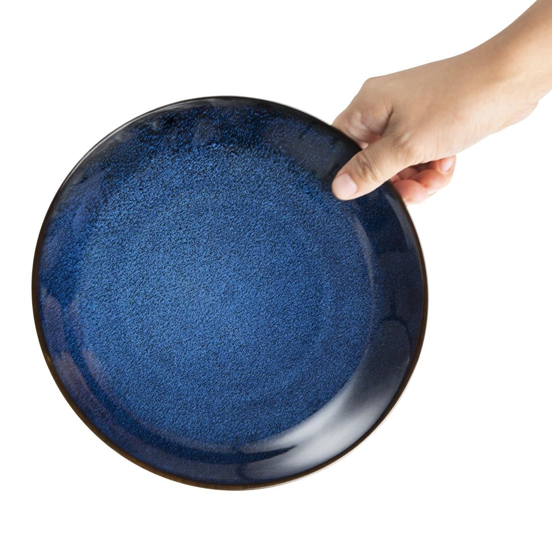 DZ779 Olympia Luna Midnight Blue Coupe Plates 205mm (Pack of 4)