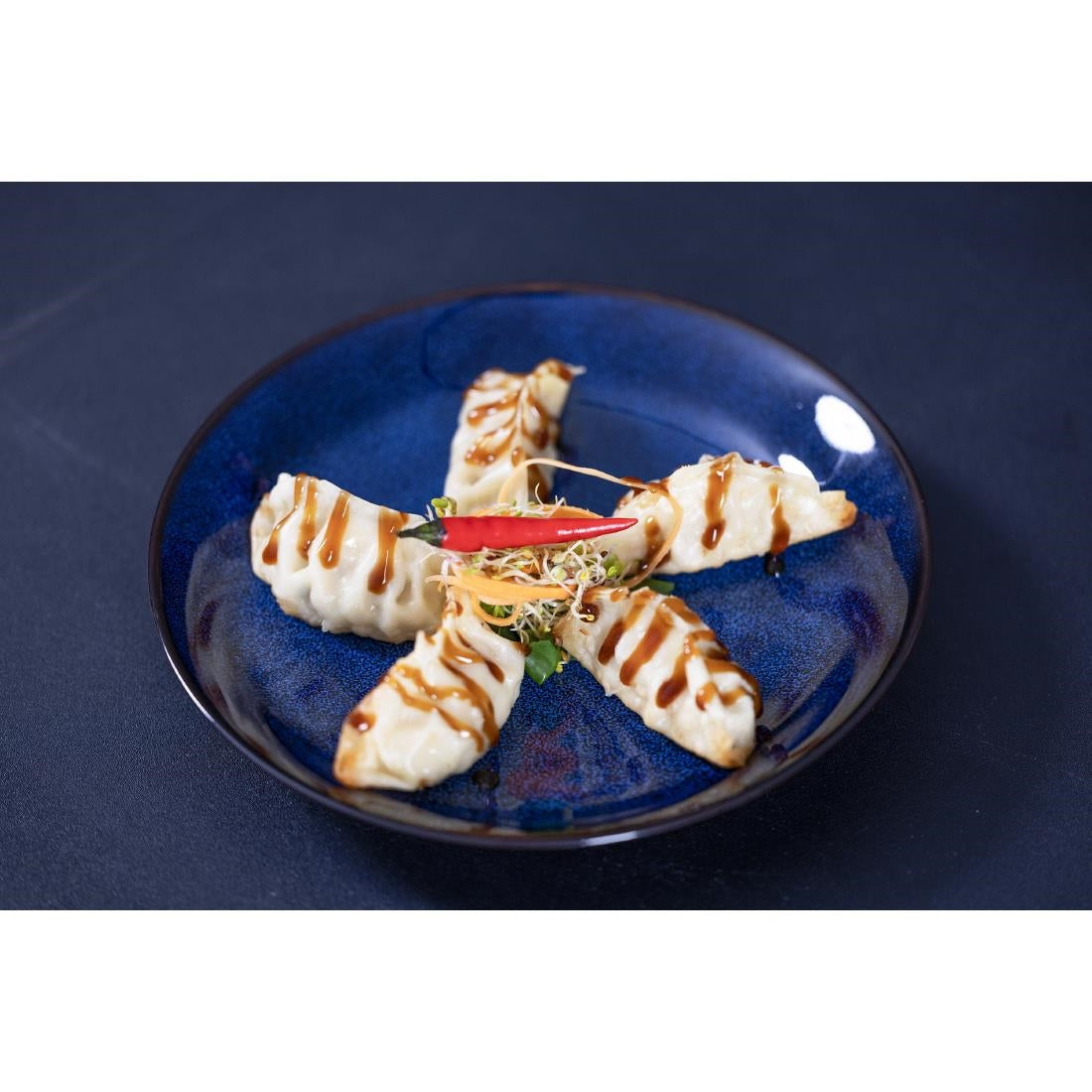 DZ779 Olympia Luna Midnight Blue Coupe Plates 205mm (Pack of 4)