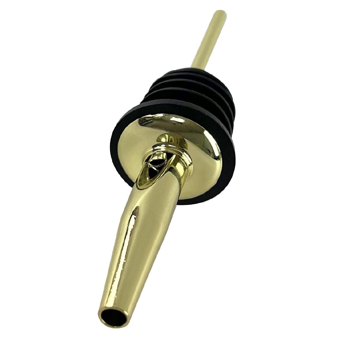 DZ791 Beaumont Gold Plated Stainless Steel Freeflow Pourer (Pack of 12)