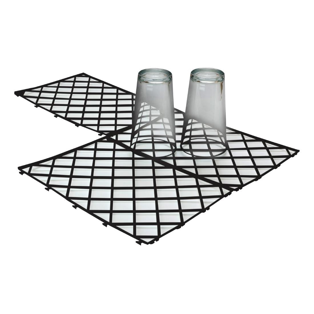 DZ793 Beaumont Glassmats Black (Pack of 10)