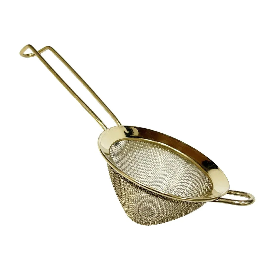 DZ795 Beaumont Fine Mesh Strainer Gold Plated - JD Catering Equipment Solutions Ltd