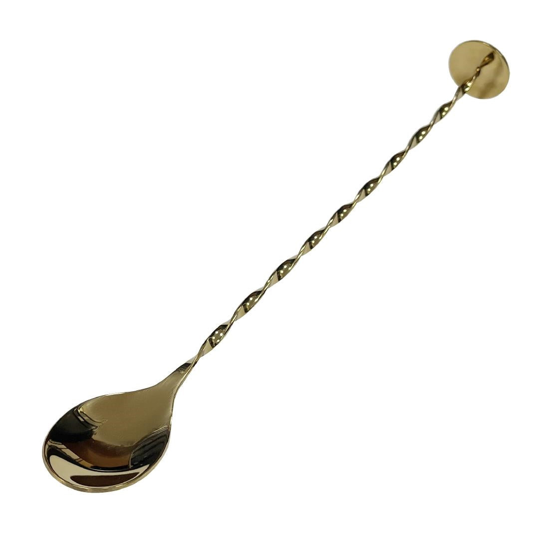 DZ796 Beaumont Gold Plated Cocktail Spoon With Masher