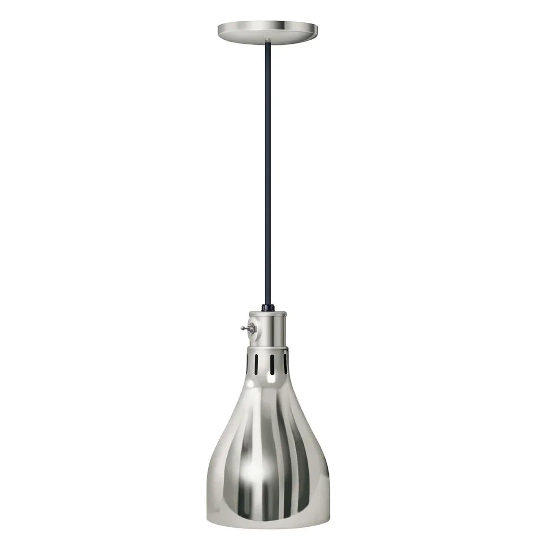 DZ816 Hatco Decorative Heat Lamp Bright Nickel DL-500-CL - JD Catering Equipment Solutions Ltd