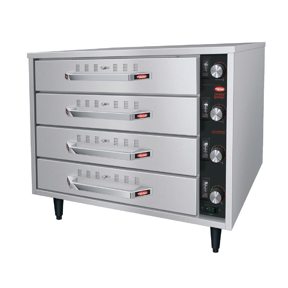 DZ825 Hatco Warming 4 Drawer Freestanding Split Drawer Unit HDW-2R2