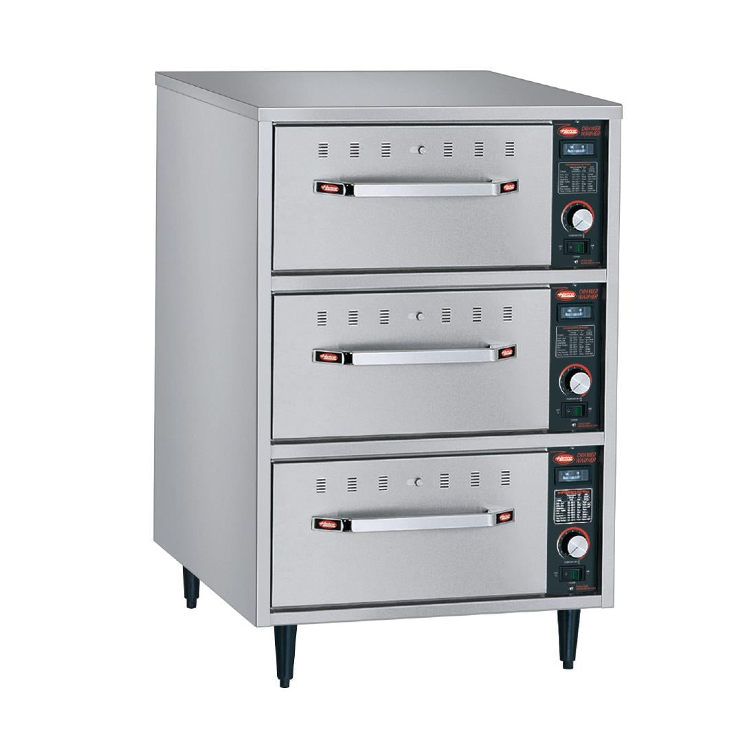 DZ839 Hatco 3 Drawer Narrow Freestanding Warming Drawer HDW-3N