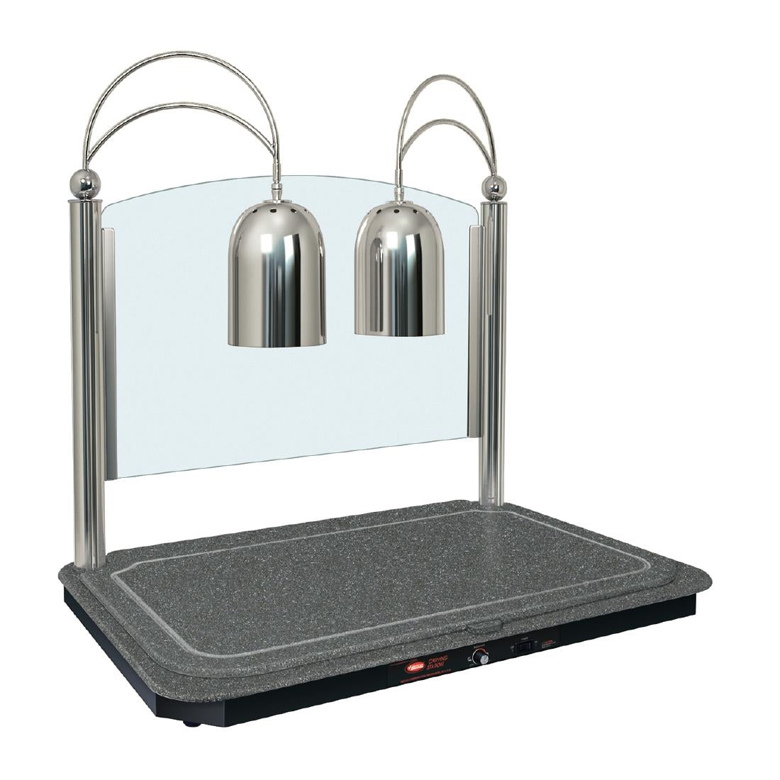 DZ841 Hatco Decorative Carving Station with Double Heat Lamp DCSB400-3624-2