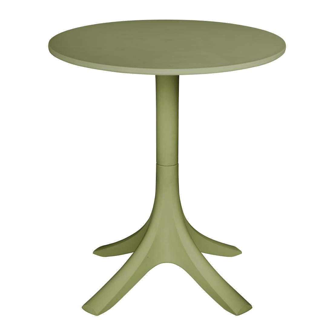 SA833 Bolero Verona 700mm Round Café Table - Olive Green