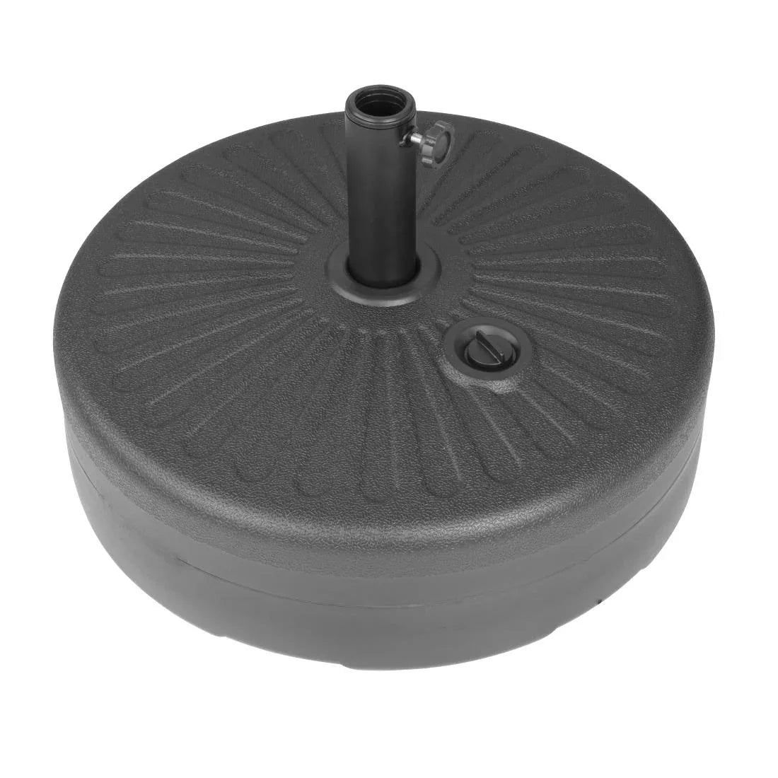DZ884 Bolero Black Plastic Parasol Base 40Ltr (filled) - JD Catering Equipment Solutions Ltd